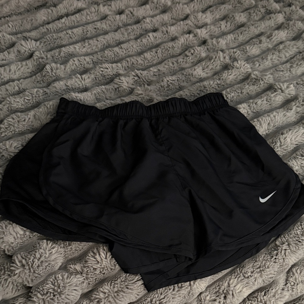 Nike Women's Black LINED Athletic Shorts women LARGE